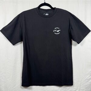 Lurking Class Sketchy Tank Run With Us T-Shirt Mens Medium Black Skeleton Tee